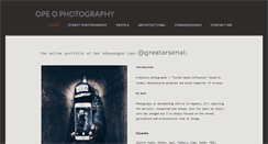 Desktop Screenshot of opeophotography.com